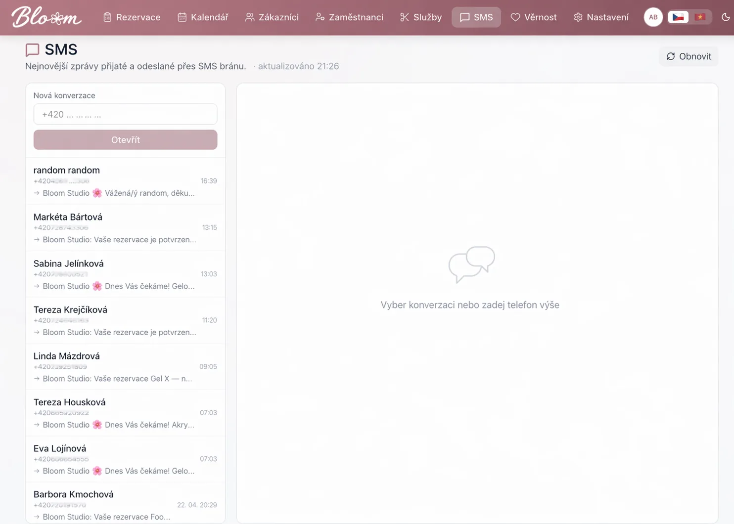 BloomStudio — věrnostní pravidla