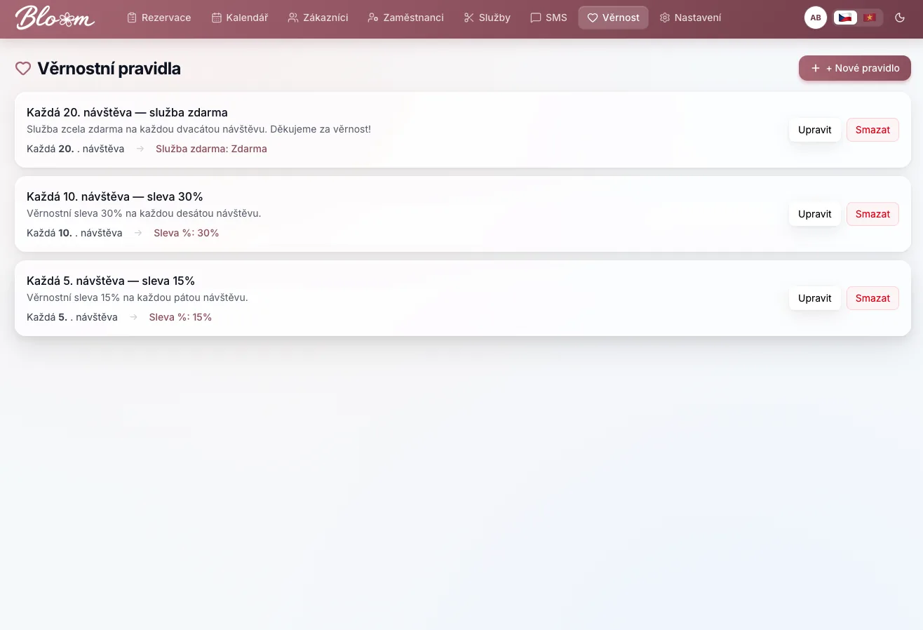 BloomStudio — otevírací doba